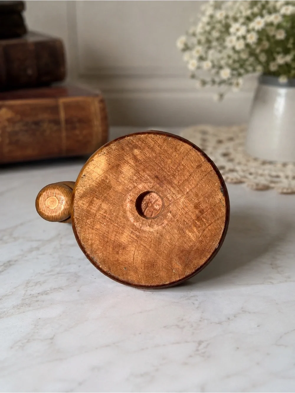 Vintage Mammoth Cave KY Wooden Pickholder Toothpick Holder